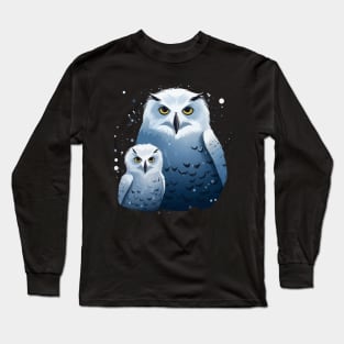 Snowy Owl Fathers Day Long Sleeve T-Shirt